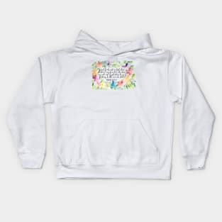 My soul find rest in God alone | Scripture Art Kids Hoodie